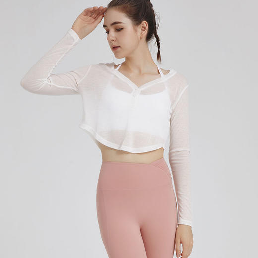 【轻薄罩衫】 早秋轻薄长袖速干外套 运动跑步健身服 JM 000 CX22-273 商品图2