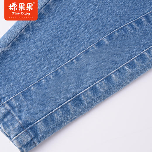 商场同款棉果果秋季新款男女童休闲百搭经典弹力牛仔长裤M312200222527 商品图4