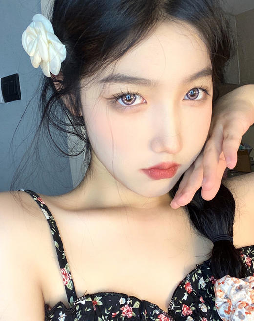 年抛 Cookieyo blue 暗黑甜心 14.2 着色13.3 显色紫蓝 混血 商品图4