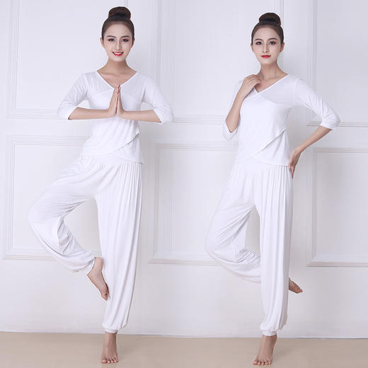 MYFS新款时尚宽松舞蹈练功健身瑜珈初学者莫代尔套装 商品图1