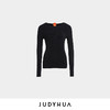JUDYHUA 背拼接绳设计针织上衣 商品缩略图1