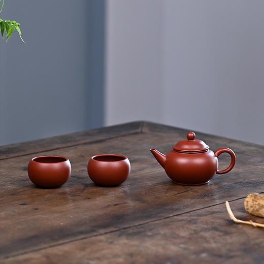 梵匠 『水平套壶』 原矿朱泥 宜兴原矿紫砂壶茶具套装茶壶 收藏茶文化茶器 商品图4