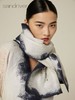 疗愈羊绒|针织羊绒桑蚕丝手工毛毡围巾 SJF94P297K 商品缩略图4