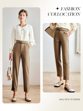 OLrain法式米白色衬衫女早秋2022年新款优雅珍珠盘扣双层领衬衣