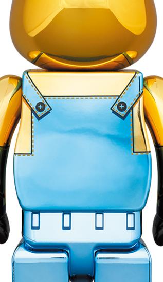 【预售】收藏系列 Be@rbrick 400%系列 小黄人 凯文 电镀 商品图4