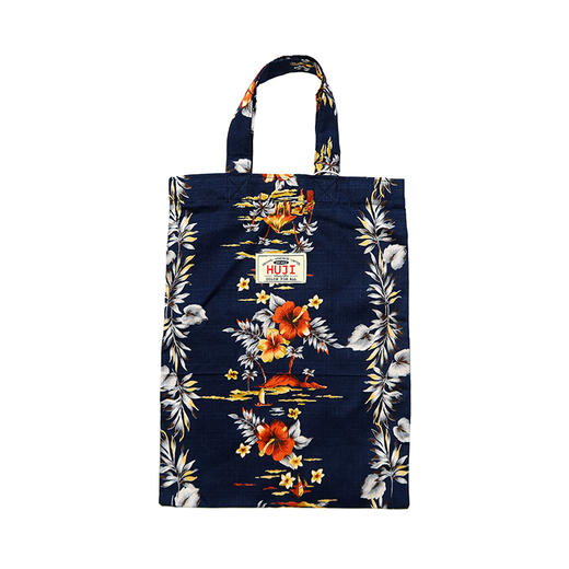 HUJI祤集Ditsy手提袋插画海岛风情 商品图0