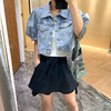【服饰鞋包】显瘦短款牛仔外套女夏季薄款2022年新款潮ins超火短袖小香风上衣 商品缩略图3