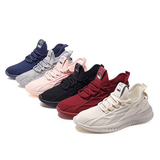 脚胖拍大一码【防泼水，防污！】夏季款卡帝乐鳄鱼男女休闲防泼水飞织鞋，防滑鞋，夏季飞织跑鞋，柔软耐磨时髦百搭！ 商品图10