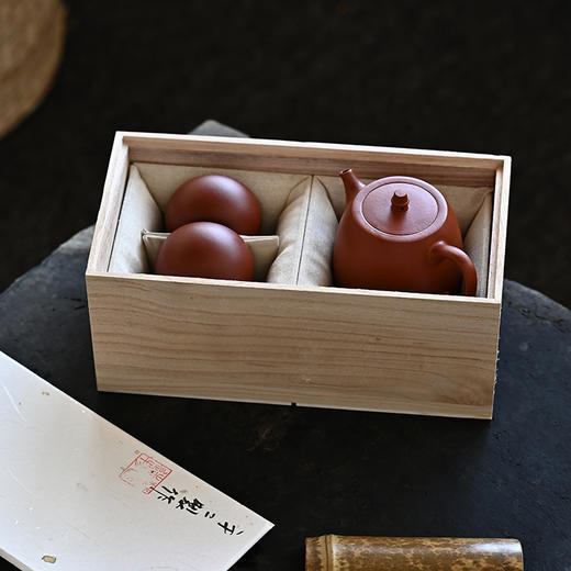 梵匠 『汉铎套壶』 原矿朱泥 宜兴原矿紫砂壶茶具套装茶壶 收藏茶文化茶器 商品图0