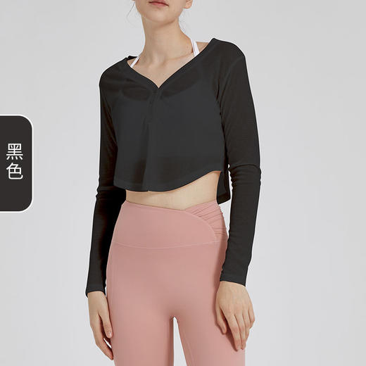 【轻薄罩衫】 早秋轻薄长袖速干外套 运动跑步健身服 JM 000 CX22-273 商品图5