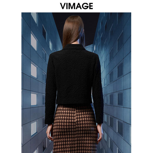 VIMAGE纬漫纪秋季新款修身显瘦百搭衬衣上衣V1809412 商品图5