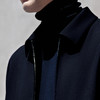 Stylbiella 羊毛马海毛藏蓝色干部公务夹克 商品缩略图3