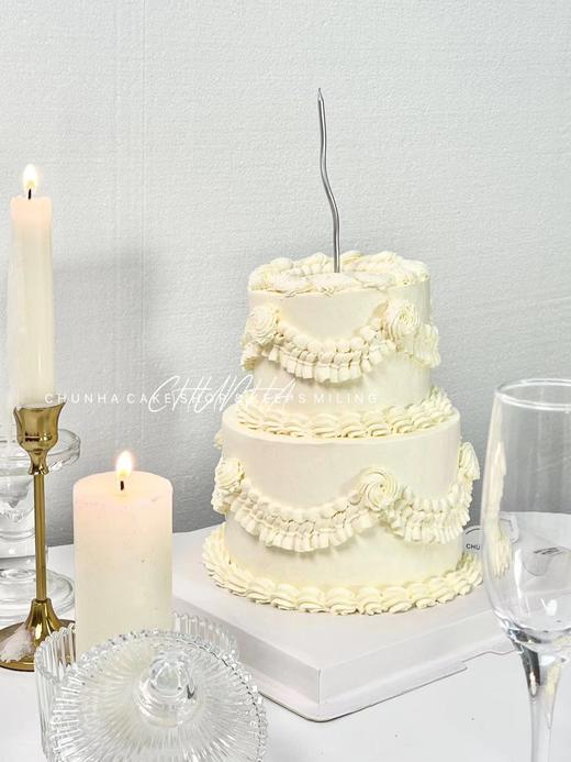 | 复古裱花双层蛋糕 | 商品图2