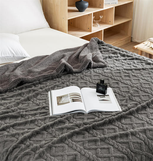 【浓浓暖意 裸睡柔滑】塔芙蓉毛毯 持久保暖 持久恒温 双面柔软 整夜舒适睡眠 商品图4