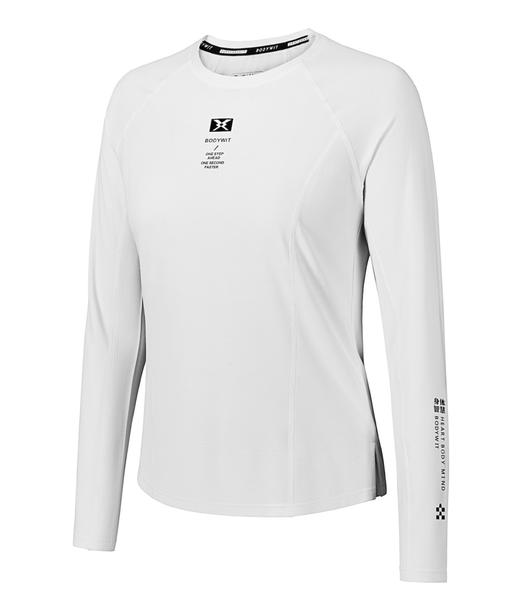 BODYWIT身体智慧女子飞羽轻薄速干圆领长袖T恤 商品图5