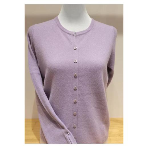 3楼珍贝圆V领假开衫 商品图0