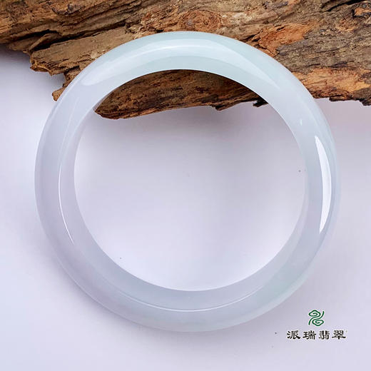 派瑞翡翠 翡翠手镯 糯种 紫色 商品图3