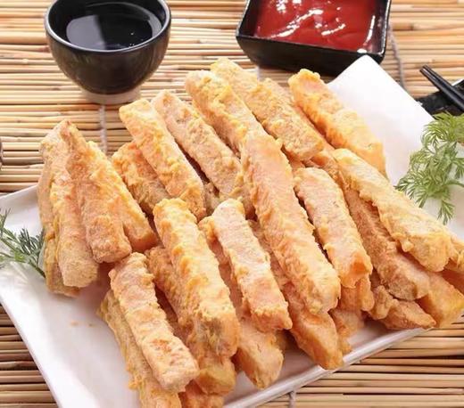 1kg/袋 台港 地瓜条番薯条 鸡排店奶茶店油炸冷冻半成品小吃零食 商品图1