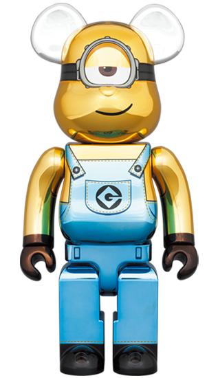 【预售】【预售】收藏系列 Be@rbrick 400%系列 小黄人 斯图尔特 电镀 商品图2