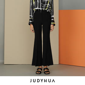 JUDYHUA 垂感修身喇叭裤