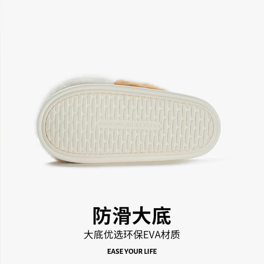 朴西柯基毛毛拖鞋女冬季可爱保暖防滑儿童棉拖鞋冬天家居室内家用 商品图4