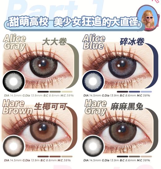 kirafairy旗下IF Alice，半年抛，128/一副，198/两副 商品图3