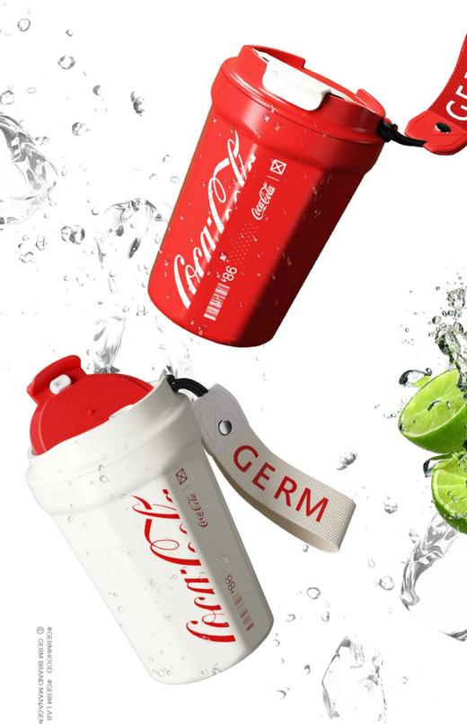 GERM可口可乐联名保温杯咖啡杯女生高颜值水杯男士车载保冷杯随行杯子 商品图3