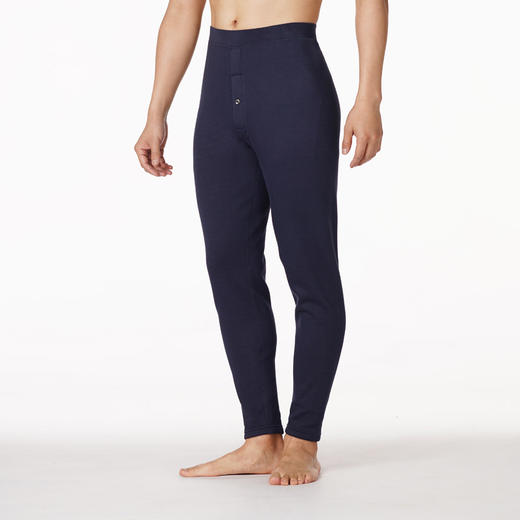 都市丽人都市锋尚基础系列强暖负15至负5度男士厚九分裤牛奶暖暖衣复合厚双层裤打底裤FL24A1 商品图1