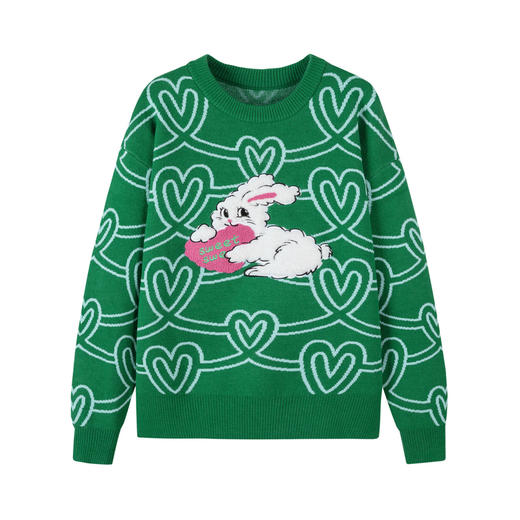 【妈妈款】【mini亲子】迷你巴拉女童套头毛衣秋亲子母女装针织衫 商品图4