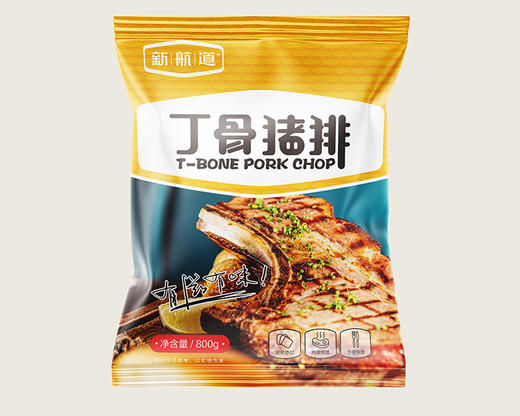 新航道丁骨猪排/1包（8片，共约800g）生产日期：25年9月补单专用 商品图5