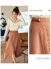 OLrain欧芮儿法式咖色半身裙女早秋2022年新款设计感不规则A字裙 商品缩略图0