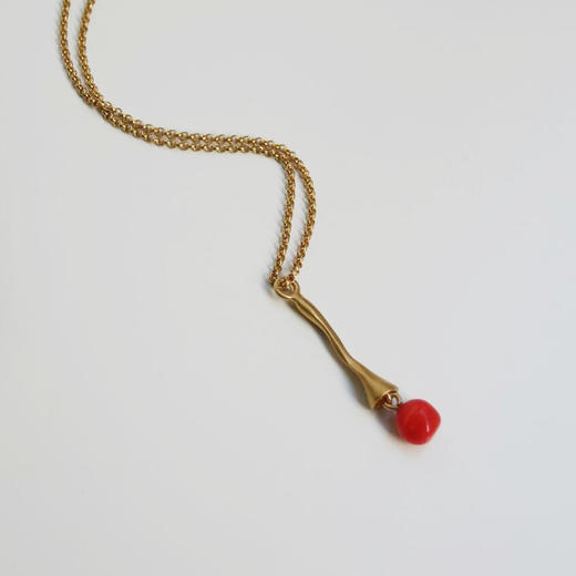 北京仓｜Joidart-Eclat-珊瑚色 Murano玻璃 项链［西班牙设计师］ 商品图2