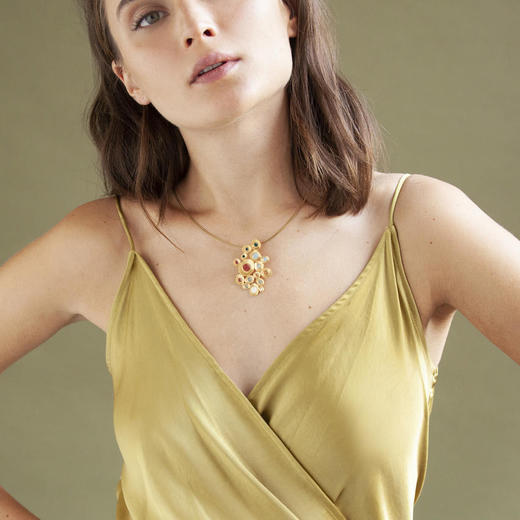 北京仓｜Joidart-Favorita-多色 珐琅 项链（大号）［西班牙设计师］ 商品图3