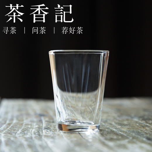 茶香记 耐高温透明玻璃 海棠品杯 玻璃杯 酒杯 小茶杯 耐热透亮 商品图0