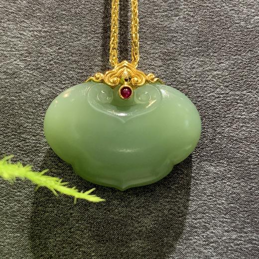 【御珠宫坊】金镶碧玉如意 商品图2