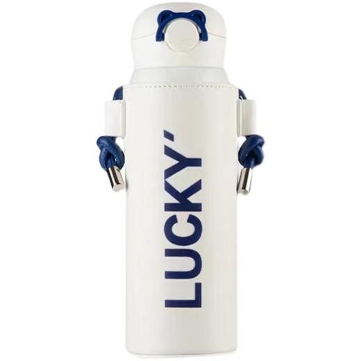 杯具熊克莱因蓝成人学生男女不锈钢保温杯直饮水壶幸运杯弹跳盖杯 商品图4