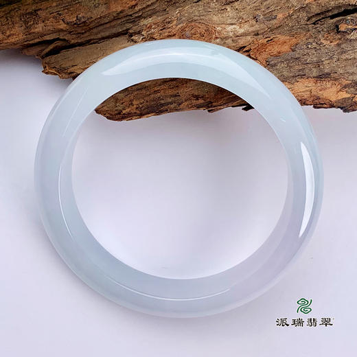 派瑞翡翠 翡翠手镯 糯种 紫色 商品图3