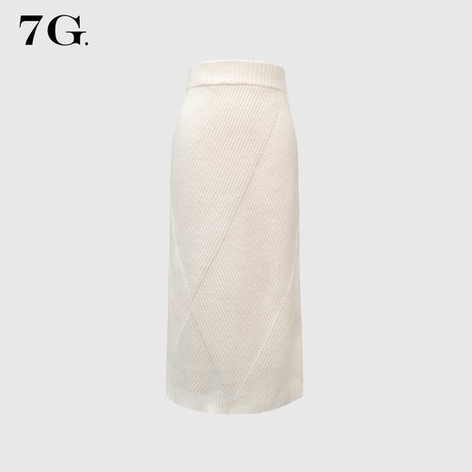 QG22150#美丽诺羊毛针织半身裙（07691#） 商品图2