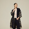 羊绒桑蚕丝提花面料大衣 SJF94W372K 商品缩略图1