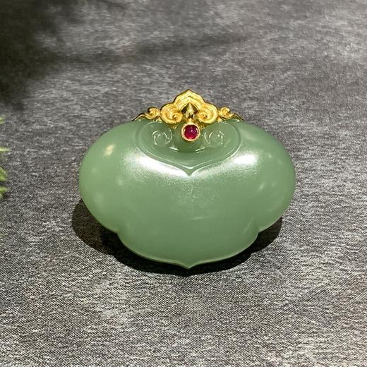 【御珠宫坊】金镶碧玉如意 商品图4