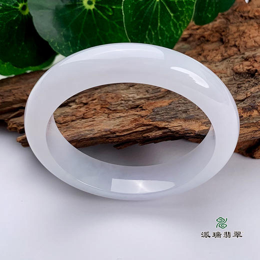 派瑞翡翠 翡翠手镯 糯种 紫色 商品图0