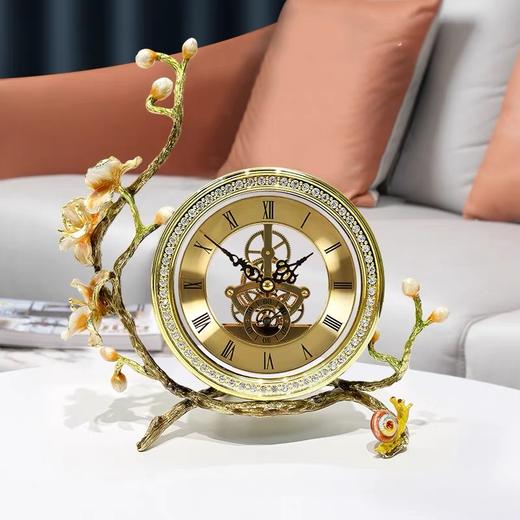 家居饰品台钟+珐琅彩绘 商品图0