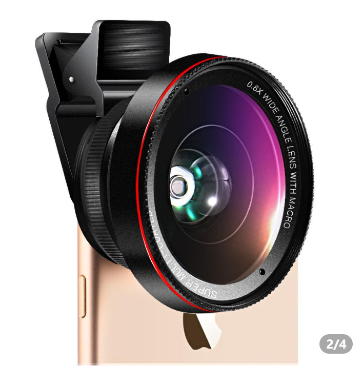 【摄影师推荐】手机镜二合一0.5倍超广角+15倍微距通用外置拍摄