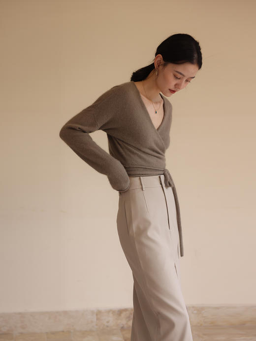 HeyDress西装半身裙女秋季高腰显瘦开叉设计中长半裙气质一步裙子 商品图1