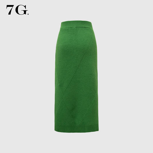 QG22150#美丽诺羊毛针织半身裙（07691#） 商品图0