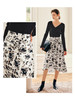OLrain欧芮儿法式碎花半身裙女秋季2022年新款修身高级设计感长裙 商品缩略图0