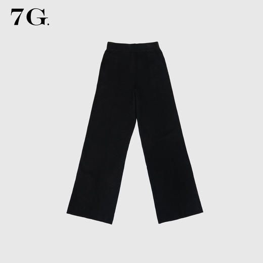 QG22359#针织羊毛裤 商品图0