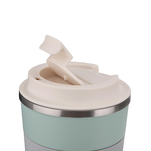 TD50200602 独角犀Rhinolife 简约保温咖啡杯 500mL  豆蔻绿 商品图4