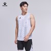 卡尔美训练背心白色针织复古潮流街头篮球跑步无袖运动上衣 商品缩略图1