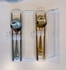 银貂艾伦304食品不锈钢镜面便携式筷勺两件套 商品缩略图0
